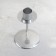 Bob Climber Metal for one candle, 7.4x12 cm, chrome