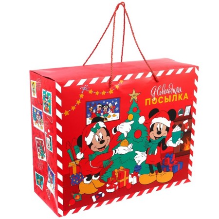 Gift package "New Year" 40x30x19 cm, Mickey Mouse-1