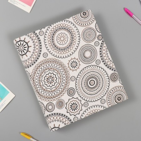 Photo album magnetic 30 sheets "Patterns" Tekstil cover 33.5x28.5x5 cm