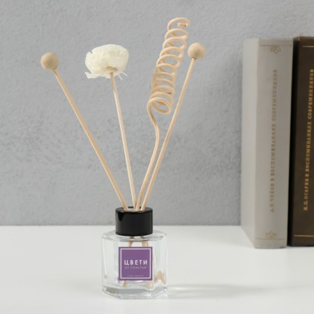 Sticks for aromadiffusor from the rattan "white flowers" set 9 pcs-3
