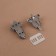 Bag Fraille, 3.2 × 4.5 cm, silver color