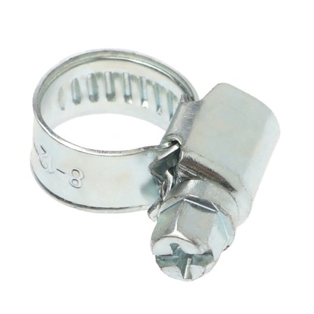 Chervyeric zein clamp, non-heating carriage, diameter 8-12 mm, width 9 mm, galvanized
