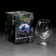 The glass "impenetrable. Ground", for cognac, emblem with a bullet, 390 ml