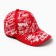 Menku cap with inscriptions, red color, rr 58