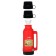 Thermos 1 l, with a glass flask, 2 circles, 13.5 x 32 cm, red