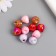 Beads for creativity Plastic "Class" set 10 pcs of pearl of delicate colors 1.3x1.3x1.3 cm