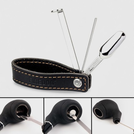 Tool for tobacco tubes 4 in 1: stand, scraper, seal, through needle, l-5 cm