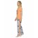 A set of T -shirt and trousers female, size s, color ocher