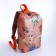 Baby backpack on lightning, 2 outer pockets, orange color
