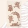 Timular Ethel Tigers in the circus, 70x130 cm, 100% cotton, 420 g/m2