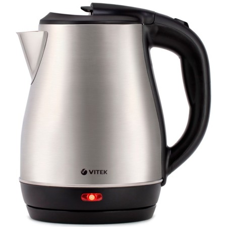 Electric kettle Vitek VT-7057, Metal, 1.8 L, 1850 W, silver-black