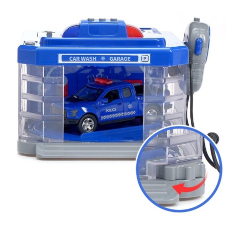 Parking Automobile "Police Plot" with a machine and a walkie-talkie, light and sound effects-3