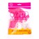Latex ball 12 ", pastel, set of 5 pcs., Pink color