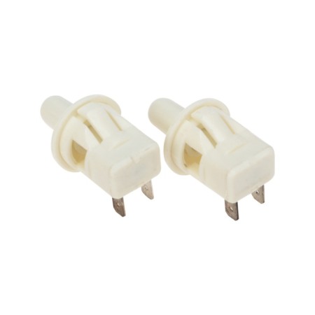 Capter-Knopka 250V 2.5A (2C) ON- (OFF) B/Fix white (PBS-19C) (furniture) Rexant-3