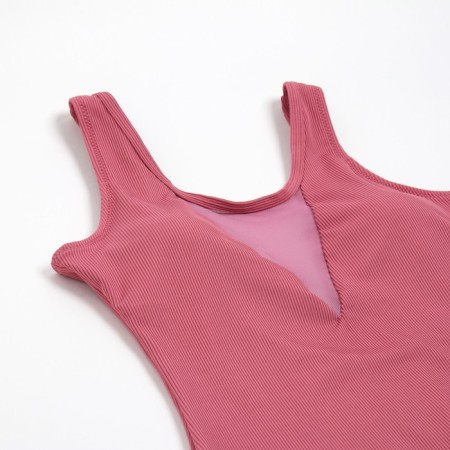 Women's swimsuit Pillow in the scar minaku plain color pink, size 44-6