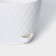 Pot for flowers with basal watering "Rumba", 1 l, white color