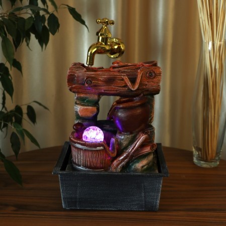 Fresh "Fresh" Log barrels, 13x18x37 cm (with backlight)-2