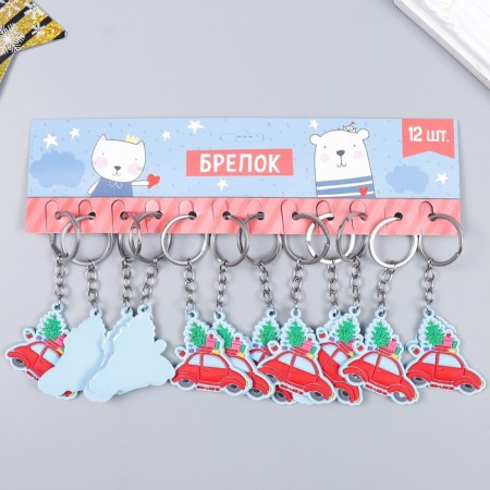 Trick Rubber "Machine with New Year's Gifts" 4.7x5 cm-3