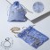 Gift bag "Star Music", 10 × 12, blue color with silver