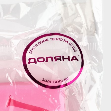 Mold Dolyana "Gils", silicone, 7.5 × 7.2 × 1.2 cm, pink color-6
