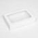 The box is folding, the lid is, with the window, white, 30 x 20 x 6.5 cm,