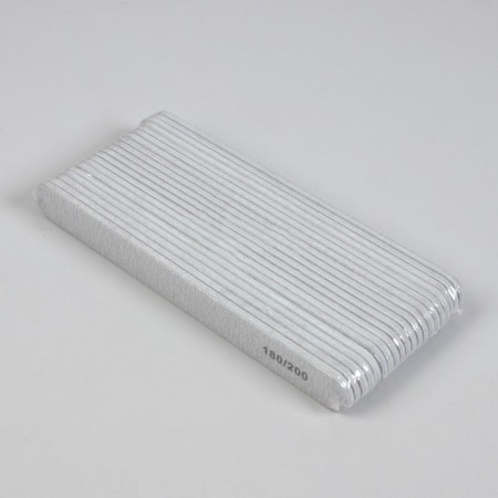 File - emery, abrasiveness 180/200, 18 cm, packing 20 pcs, color gray-3