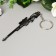 Metal keychain "Rifle with sight" mix 1x9.3 cm