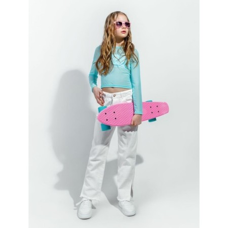 TOP for Young girl, height 128 cm, turquoise color-7