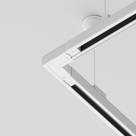 The internal corner Connector for the Technical TRA005CL-31W-R PAY STRECK system, 9.9x9.9x3.2 cm, white color-3