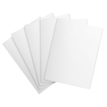 Foam card 5mm B1 700*1000mm Brauberg white matte, set of 5 sheets 112475