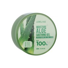 Гель для лица и тела с экстрактом алоэ LEBELAGE MOISTURE ALOE 100% 300 мл