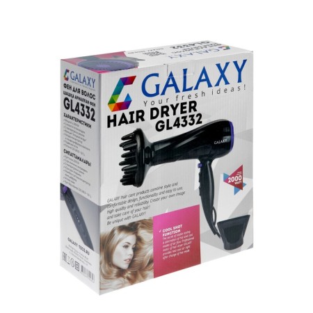 Halaxy GL 4332, 2000 watts, 2 speeds, 3 temperature conditions, black-4