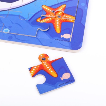 Great Puzzle "Ocean", 30 elements-3