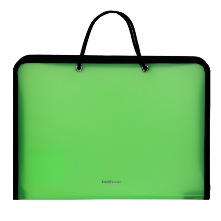 Folder with A4 handles, 327 x 228 x 30 mm, Erichkrause "Matt Neon", 600 μm, lightning around, mix-3
