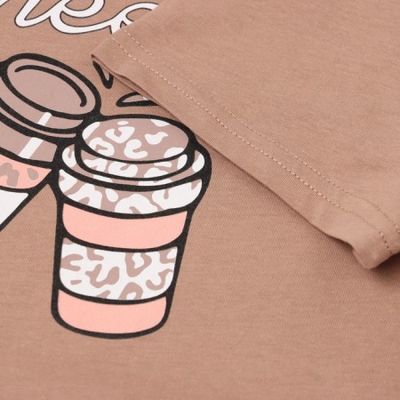 Homemade Female Coffee Tunic, beige, size 46-2