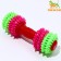 Chewing toy 15.5 x 5.5 cm, pink/green/red
