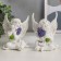 Polystone souvenir "Snowty Angel with Lavender" MIX 11x8x7 cm