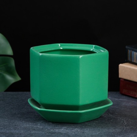 Flower pot "Mercury No. 3" 1l, 1Sort, green