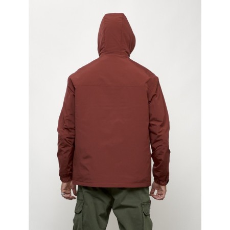Male spring jacket, size 56, burgundy color-3