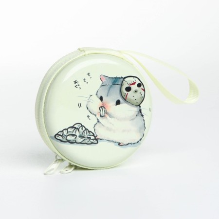 Case for coins/headphones with lightning, white color-1