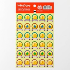 Paper stickers of the “Medal” rating, 10.5 x 18 cm