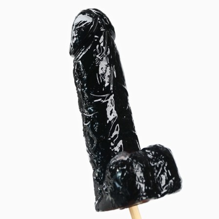Lollice XXL in the hat "New Year", taste: apple, 140 g. (18+)-1