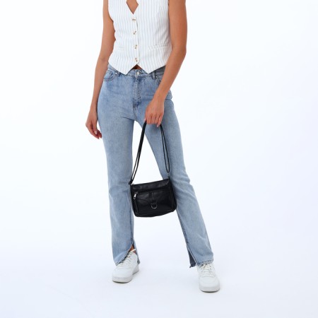 Women's bag with lightning, blue color-5