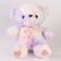 Soft toy "Bear" with a bow, lilac color, 43 cm