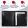 A4 lightning folder, 2 departments, calligrata, 350 x 282 x 33 mm, plastic, 4 pockets, business class, black