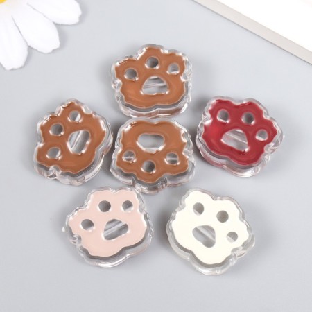 Busina Plastic "Coffee aroma. Law" Gloss Mix 2.3x2.5x0.9 cm