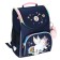 School standard, 33 x 25 x 13 cm, Grizzly, + bag for shoes, plush, blue