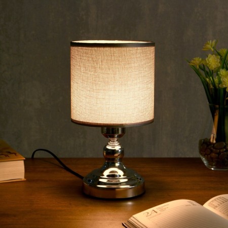 Table lamp "Santi" 1x40W E27 chrome 15x15x28 cm Risalux