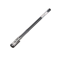 Gel pen, 0.38 mm, black, transparent case, aer -piece, needle writing node
