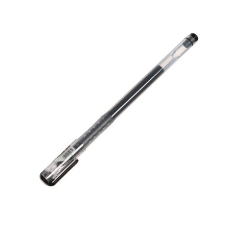 Gel pen, 0.38 mm, black, transparent case, aer -piece, needle writing node